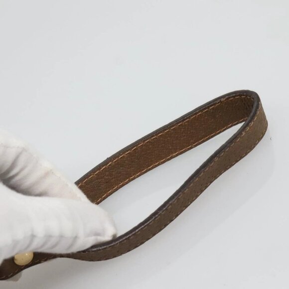 GUCCI GG Supreme Web Sherry Line Bag PVC Beige Gold 89 01 034 Auth yk18098 - Picture 9 of 16